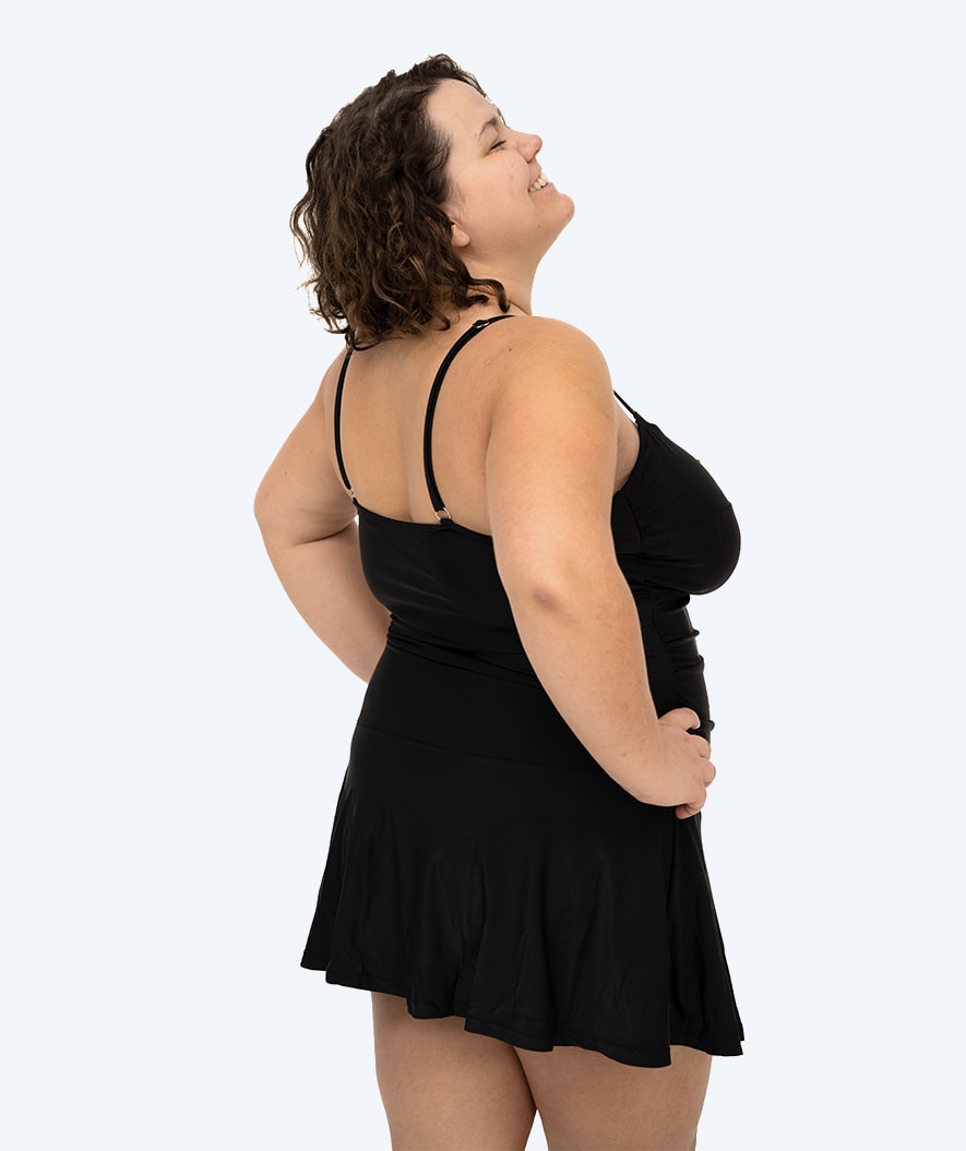 Watery uimapuku hameella naisille - Lana - Musta