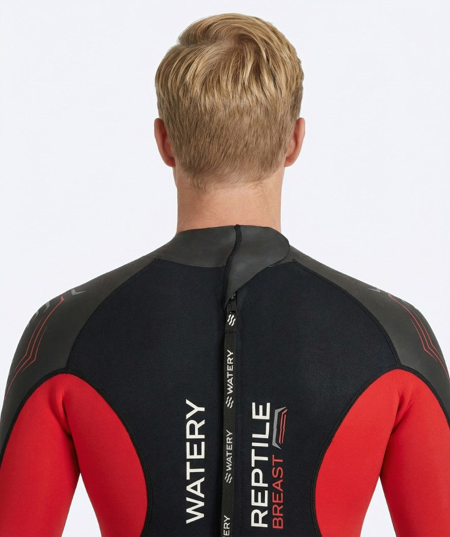 Watery märkäpuku miehille - Reptile Breast - Oranssi