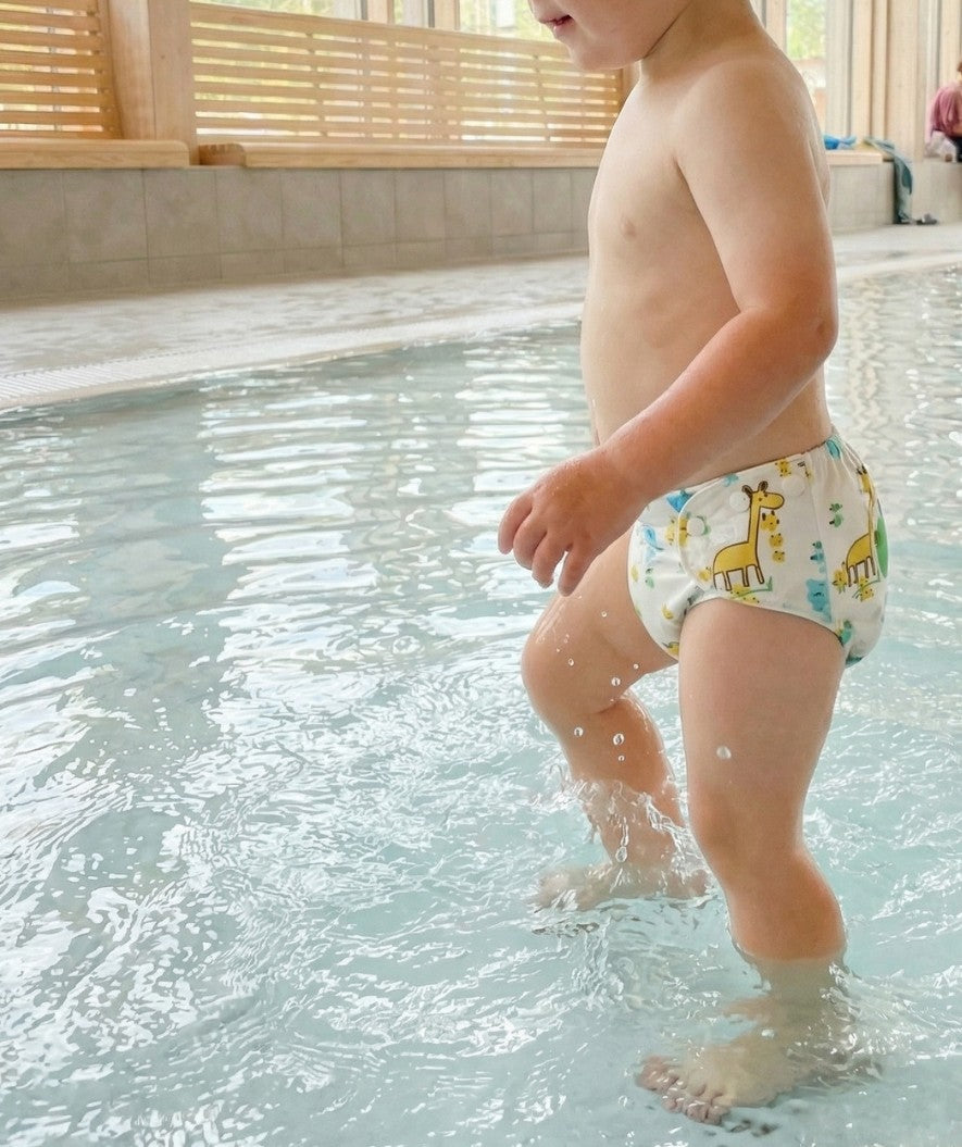 Watery uimavaippa - Ondine - Valkoinen painatuksella