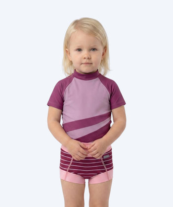 Watery uimavaipat lapsille - Neoprene Swim Nappy - Nordic Pinkki Stripes