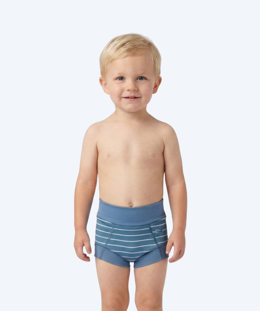 Watery uimavaipat lapsille - Neoprene Swim Nappy - Nordic Blue Stripes