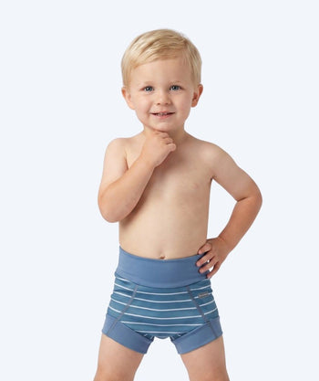 Watery uimavaipat lapsille - Neoprene Swim Nappy - Nordic Blue Stripes