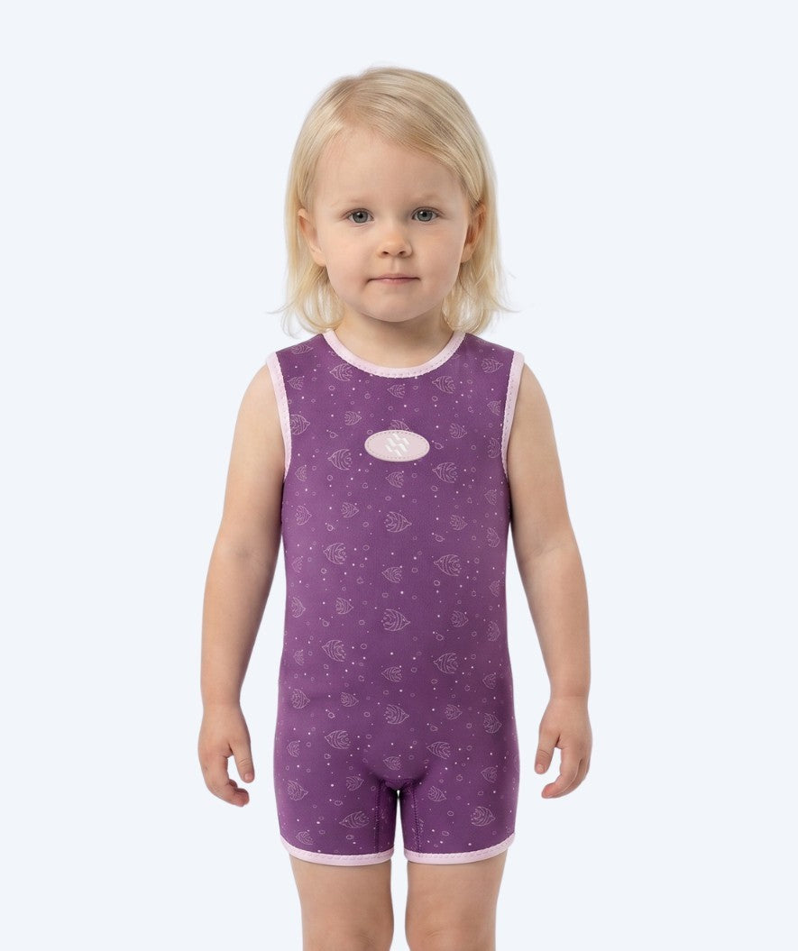 Watery märkäpuku lapsille - Baia Wrap - Atlantic Purple