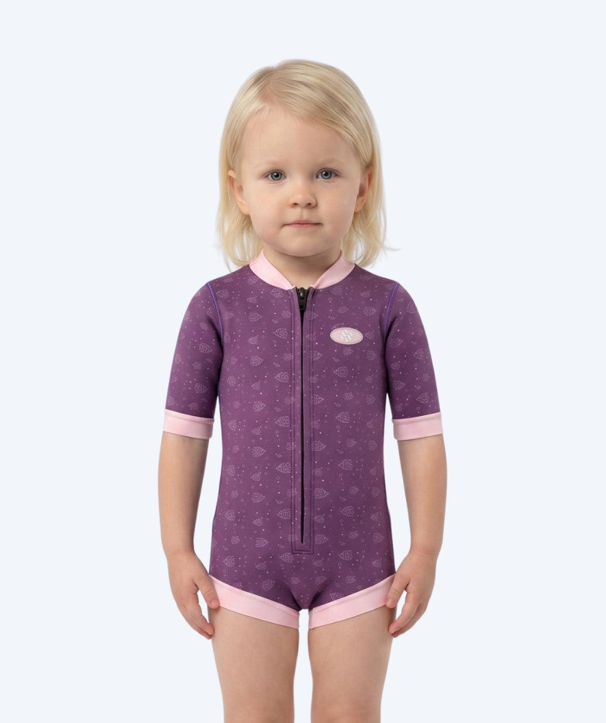Watery märkäpuku lapsille - Baia Full-Body - Atlantic Purple