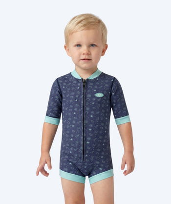 Watery märkäpuku lapsille - Baia Full-Body - Atlantic Turquoise