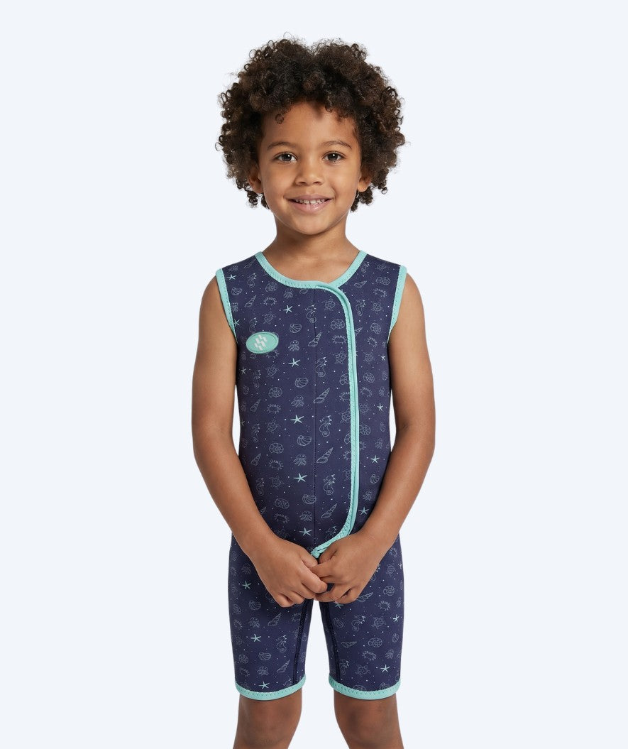 Watery märkäpuku lapsille - Baia Shorty - Atlantic Turquoise