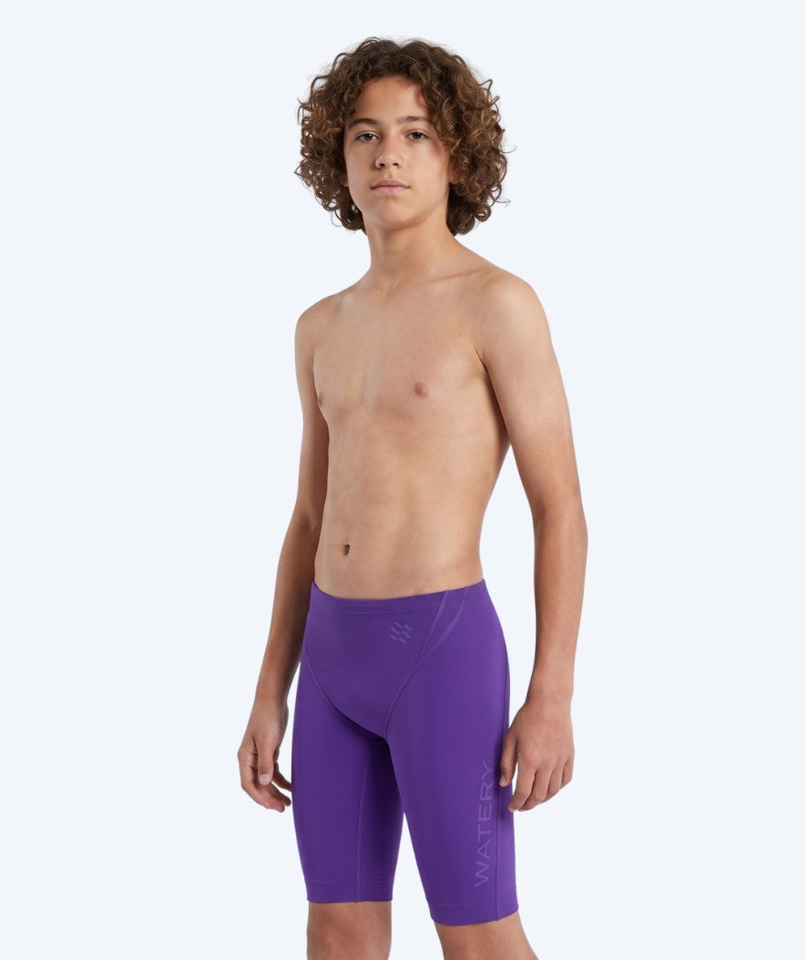 Watery kilpauimahousut pojille - Rapidskin 2.0 - Violetti