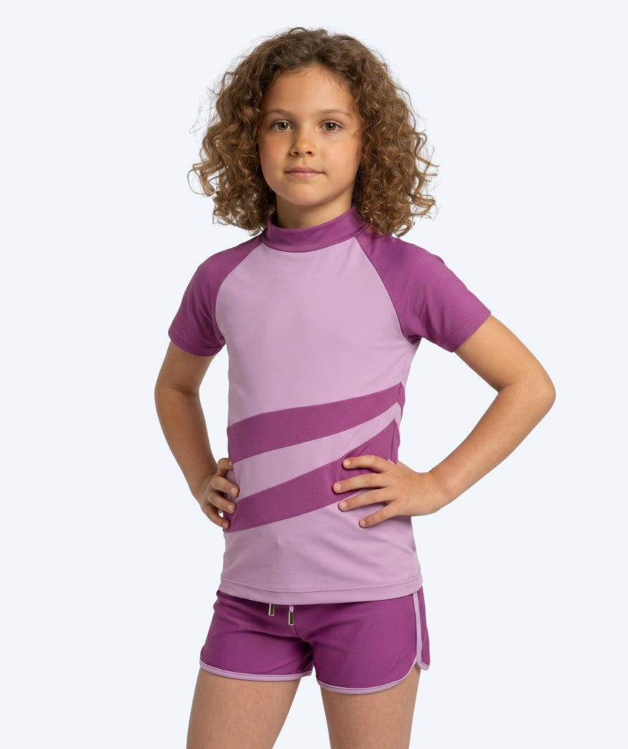 Watery UV-paidat lapsille - Manami Lyhythihainen Rashguard - Atlantic Purple