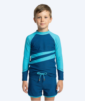 Watery UV-paidat lapsille - Manami Pitkähihainen Rashguard - Atlantic Blue