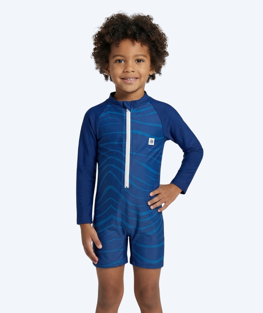Watery UV-puvut lapsille - Fjord Pitkähihainen Rashguard - Tummansininen