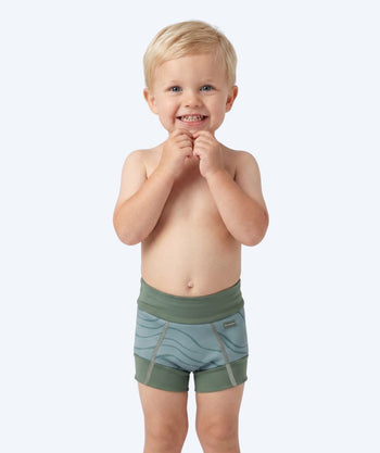 Watery uimavaipat lapsille - Neoprene Swim Nappy - Fjord Green