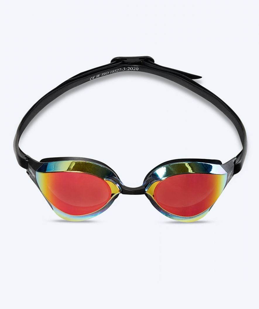 Watery Elite-uimalasit - Rattle Pro Mirror - Musta/kulta