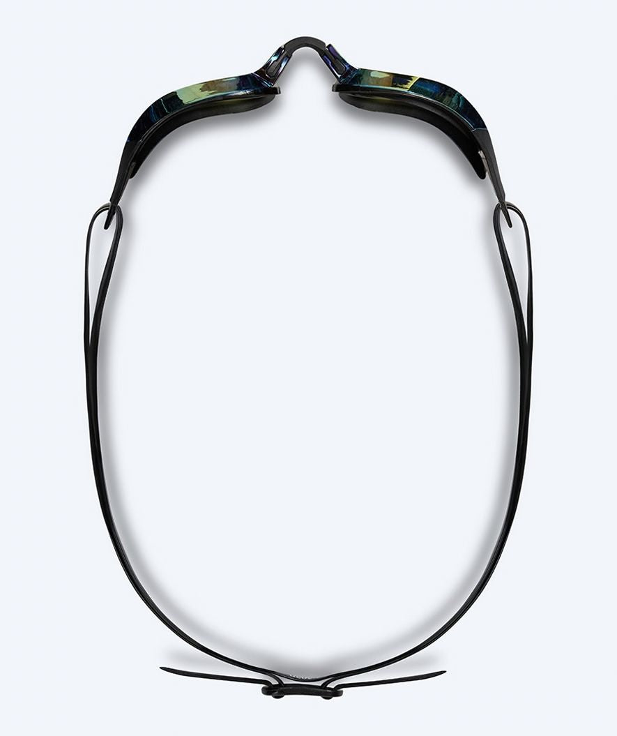 Watery Elite-uimalasit - Rattle Pro Mirror - Musta/kulta