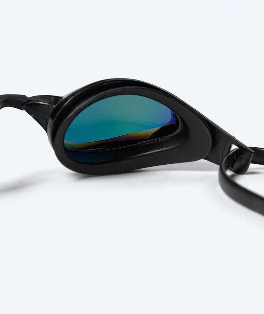 Watery Elite-uimalasit - Rattle Pro Mirror - Musta/kulta