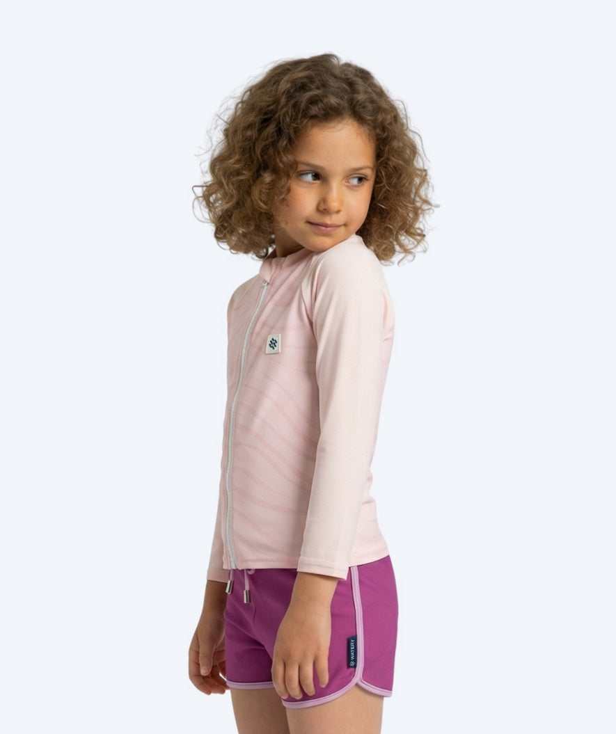 Watery UV-paidat lapsille - Fjord pitkähihainen Rashguard - Pinkki