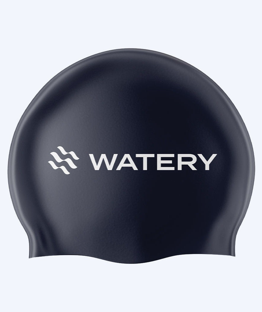 Watery uimalakki (yli 10 vuotiaille) - Signature Latex - Tummansininen