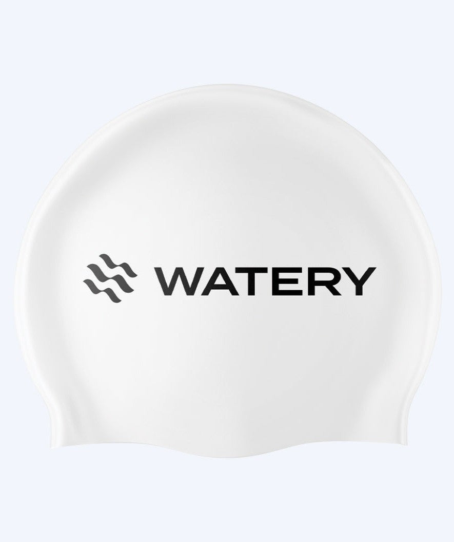 Watery uimalakki (yli 10 vuotiaille) - Signature Latex - Valkoinen