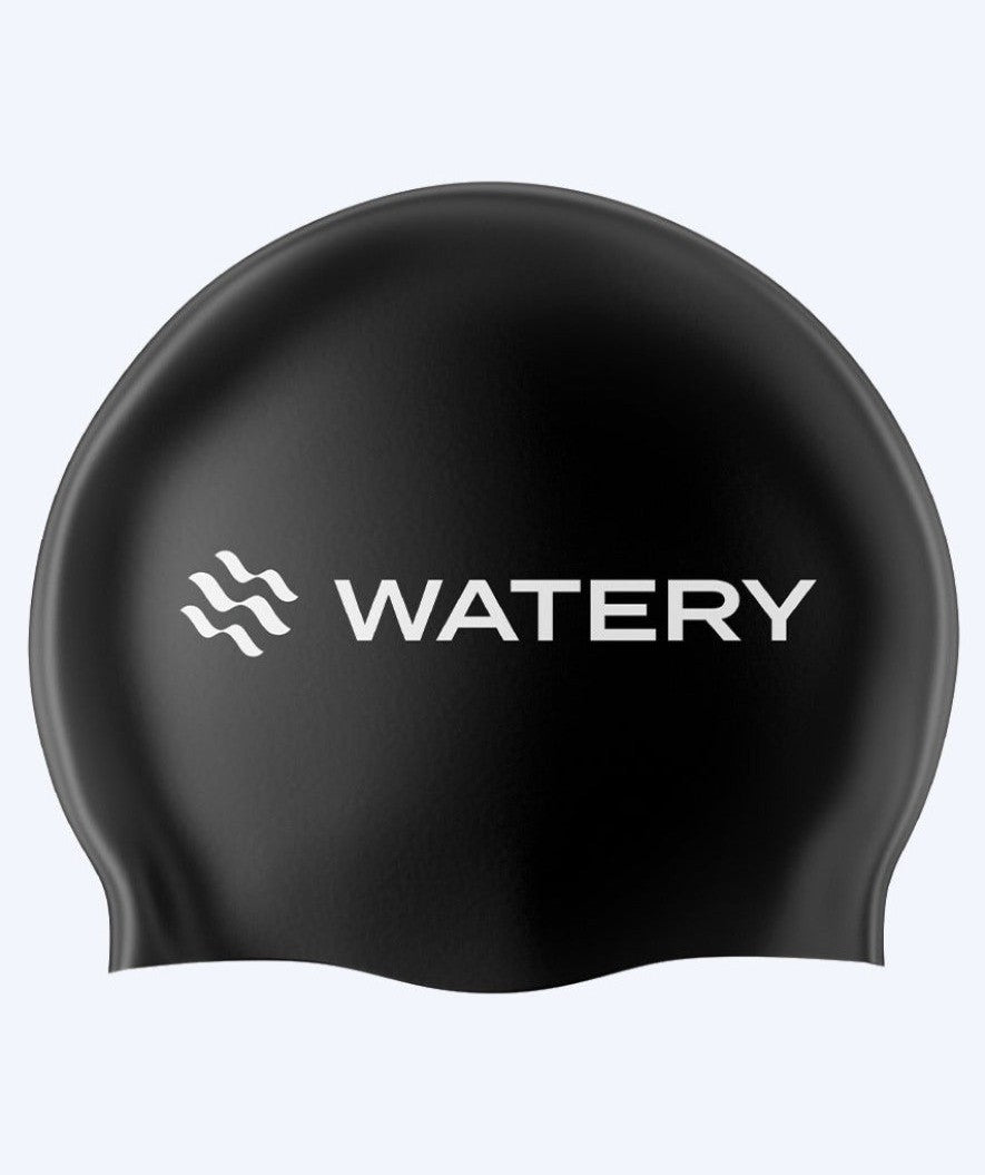 Watery uimalakki (yli 10 vuotiaille) - Signature Latex - Musta