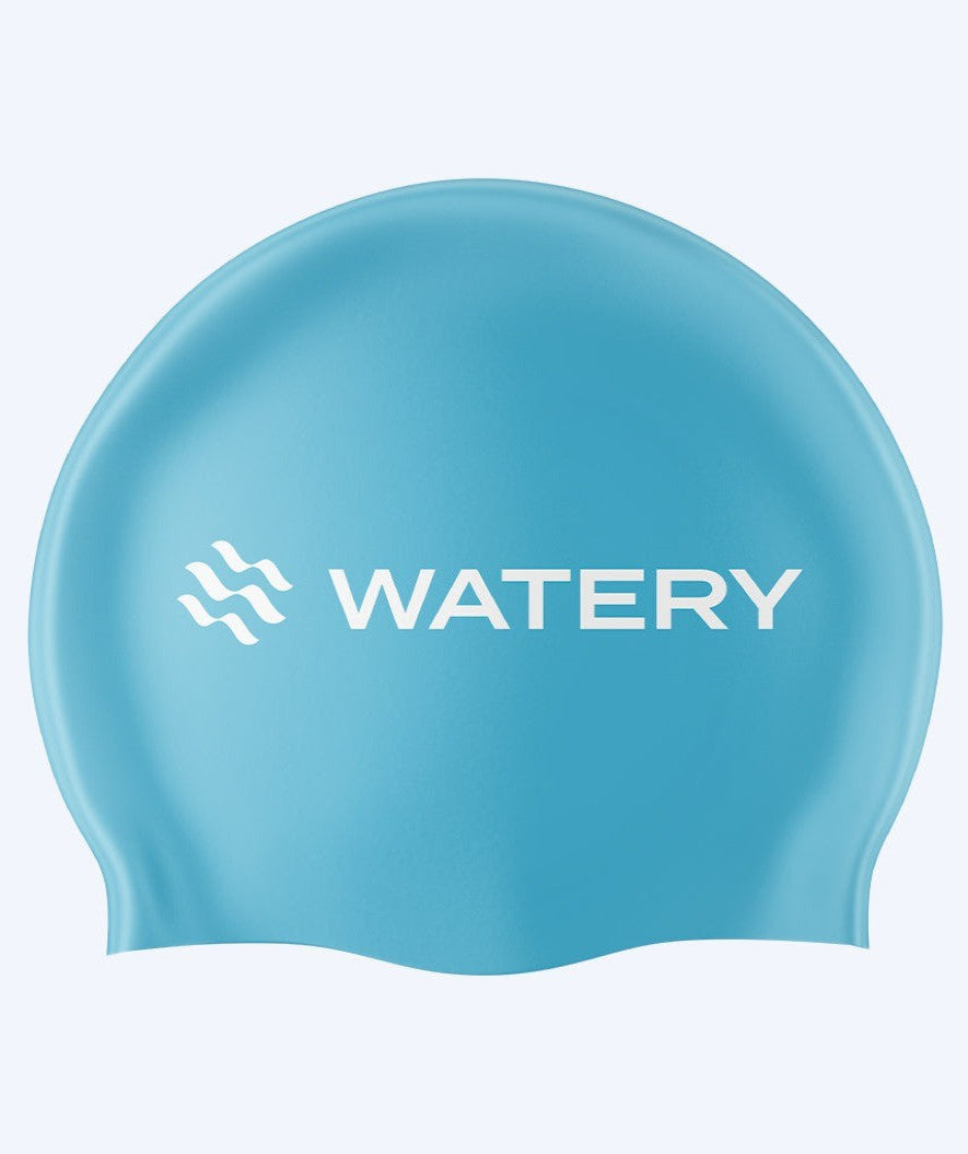 Watery uimalakki (yli 10 vuotiaille) - Signature Latex - Vaaleansininen