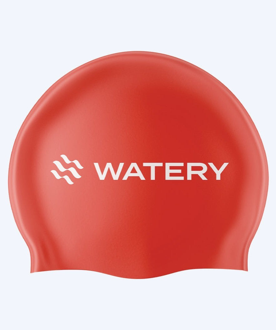 Watery uimalakki (yli 10 vuotiaille) - Signature Latex - Punainen