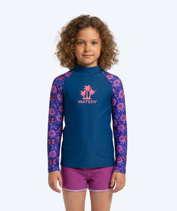 Watery UV-paidat lapsille - Osiris Pitkähihainen Rashguard - Violetti/tummansininen