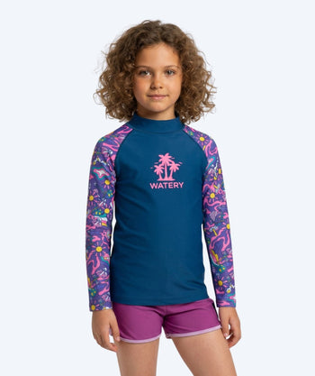 Watery UV-paidat lapsille - Osiris Pitkähihainen Rashguard - Monivärinen/tummansininen