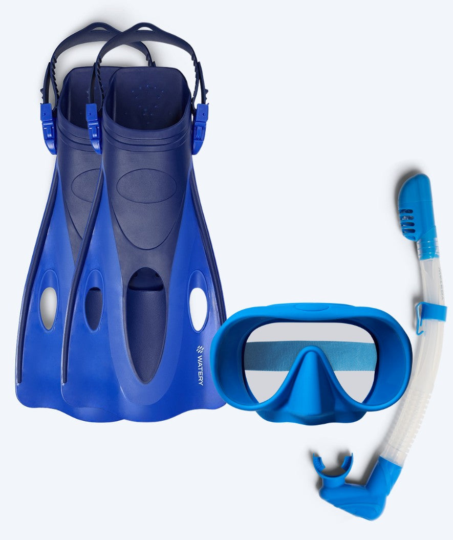 Watery snorkkelisetti aikuisille (yli 15 vuotiaille) - Launch/Alton - Sininen