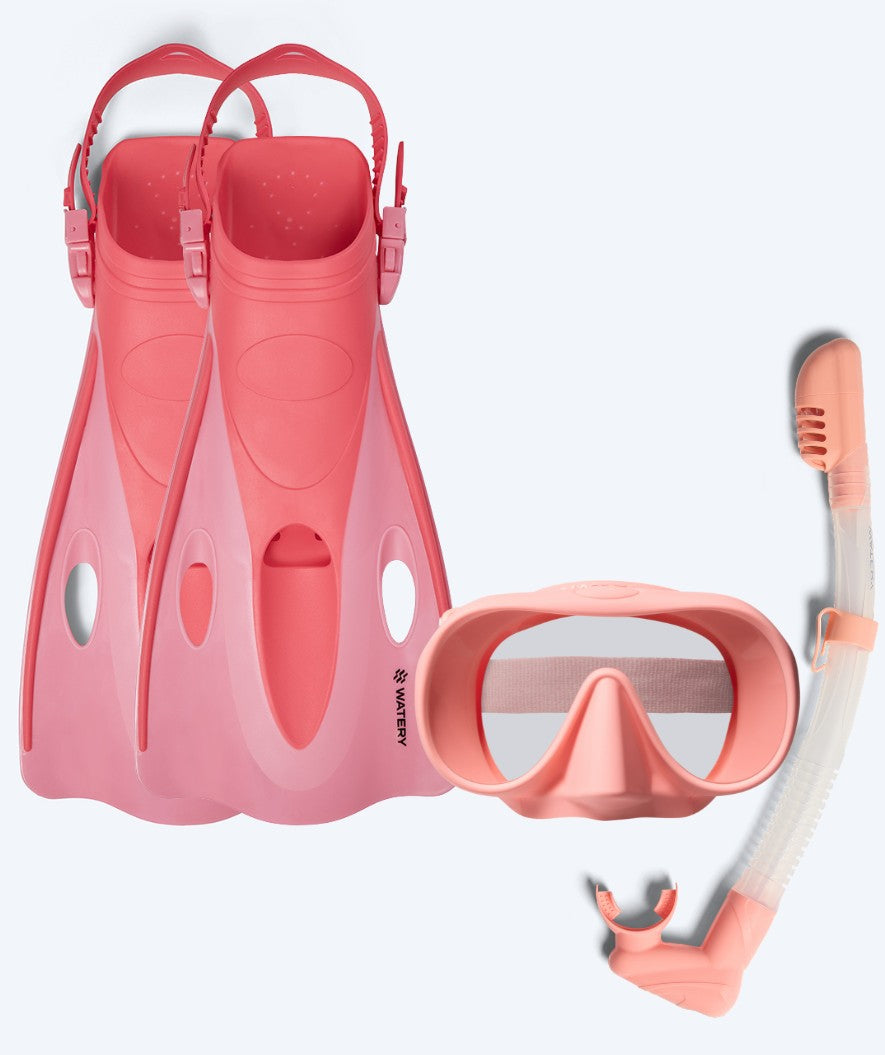 Watery snorkkelisetti aikuisille (yli 15 vuotiaille) - Launch/Alton - Pinkki