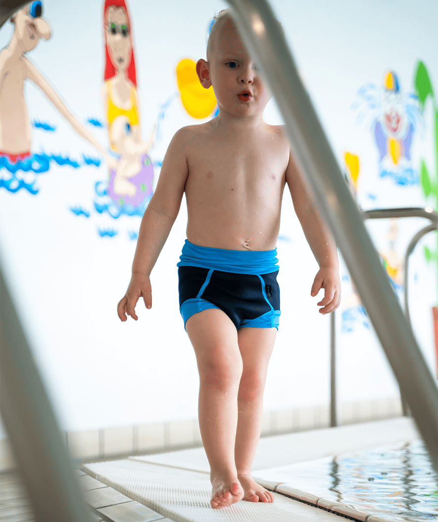 Watery uimavaipat lapsille - Neoprene Swim Nappy - Atlantic Pinkki