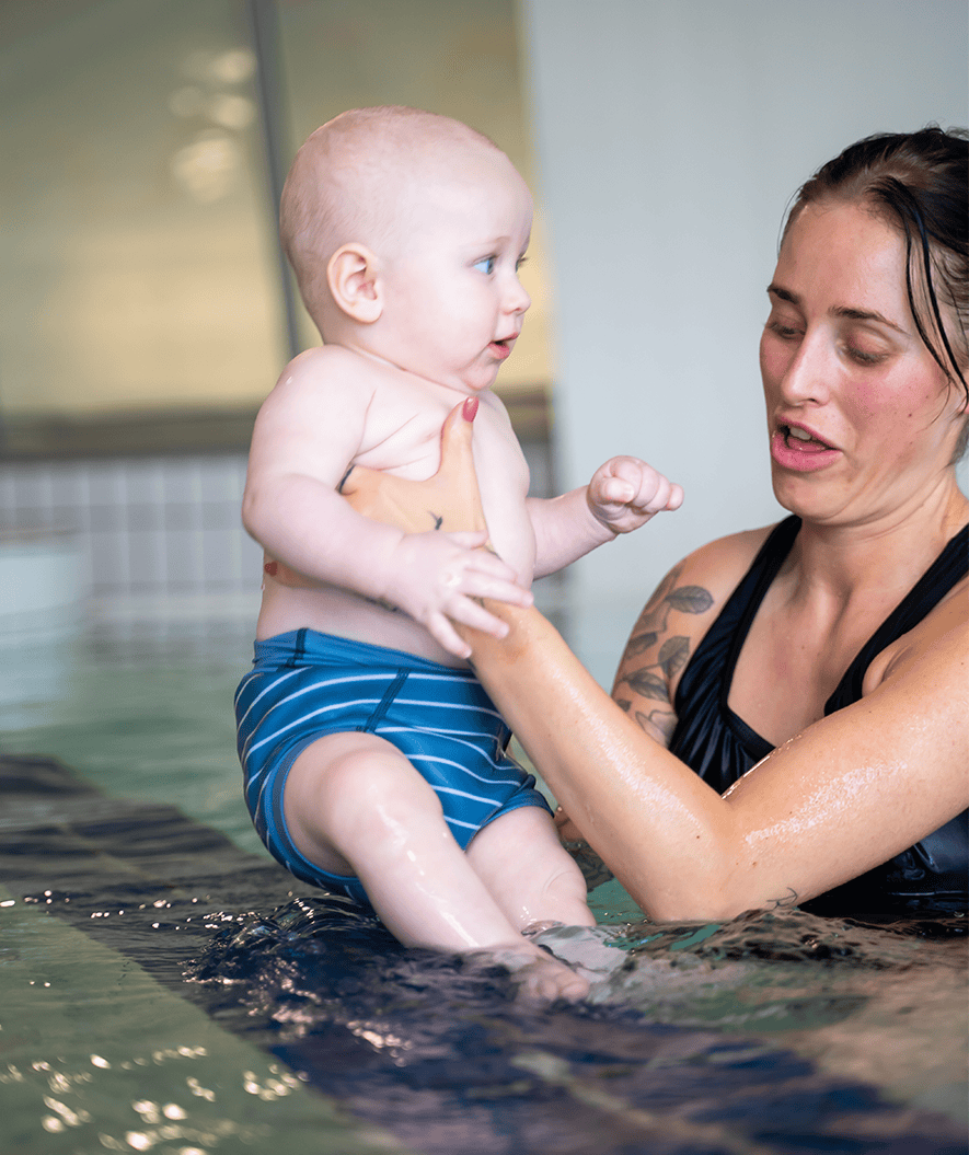 Watery uimavaipat lapsille - Neoprene Swim Nappy - Atlantic Pinkki