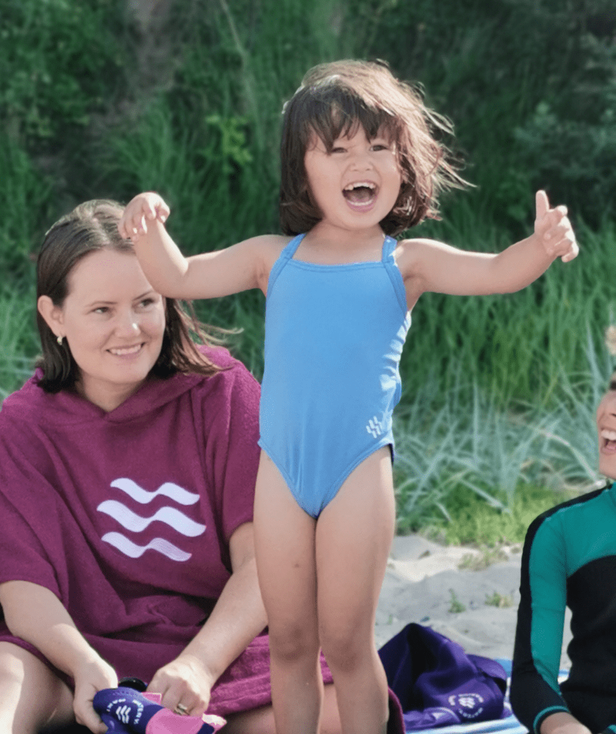 Watery uimapuku tytöille - Freestyler Solid - Musta