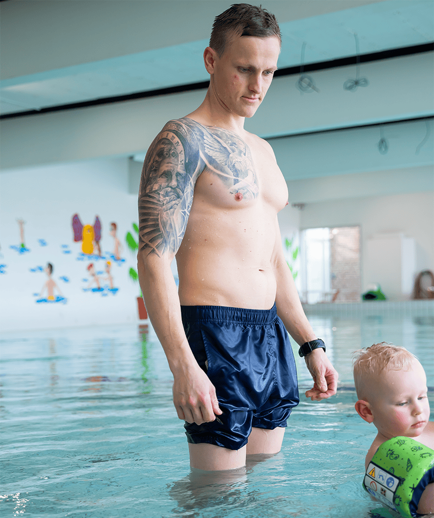 Watery uimashortsit miehille - Waverly - Tummansininen