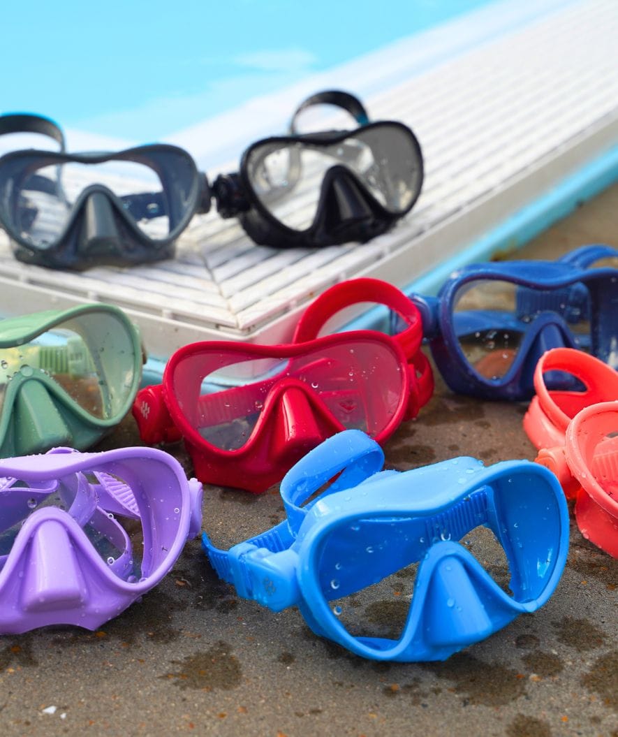 Watery sukellusmaski lapsille (4-12) - Cliff - Harmaa