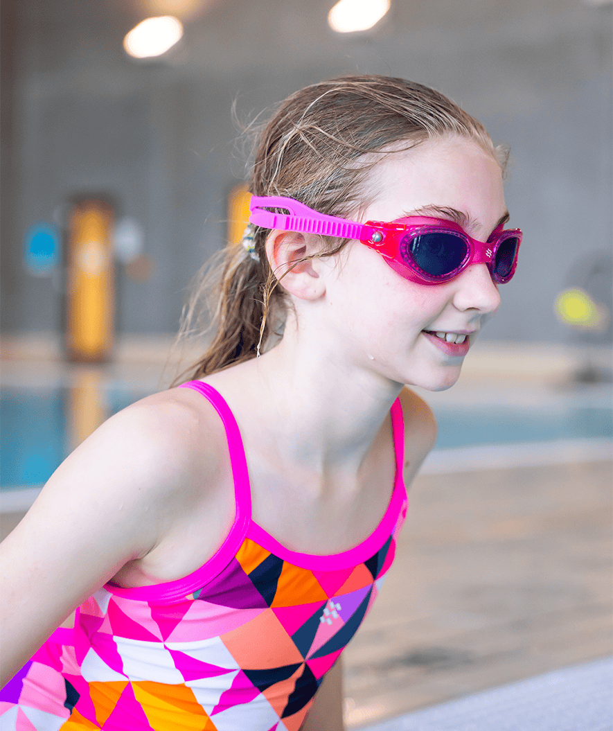 Watery sukelluslasit lapsille - Pacific - Sininen (Smoke-linssi)