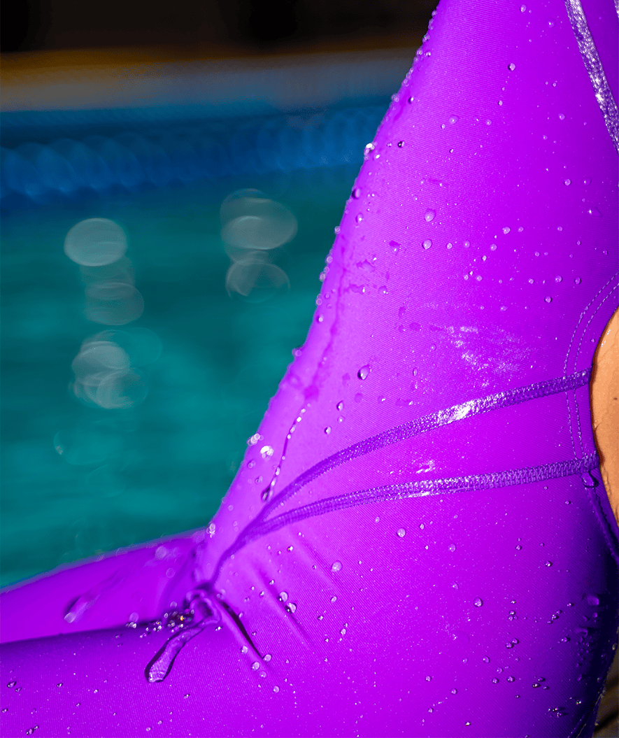 Watery kilpailu-uimapuku naisille - Rapidskin 2.0 - Punainen