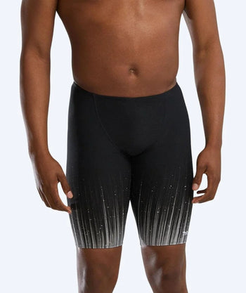 TYR pitkät uimahousut miehille - Durafast Elite Speedwarp - Musta/valkoinen