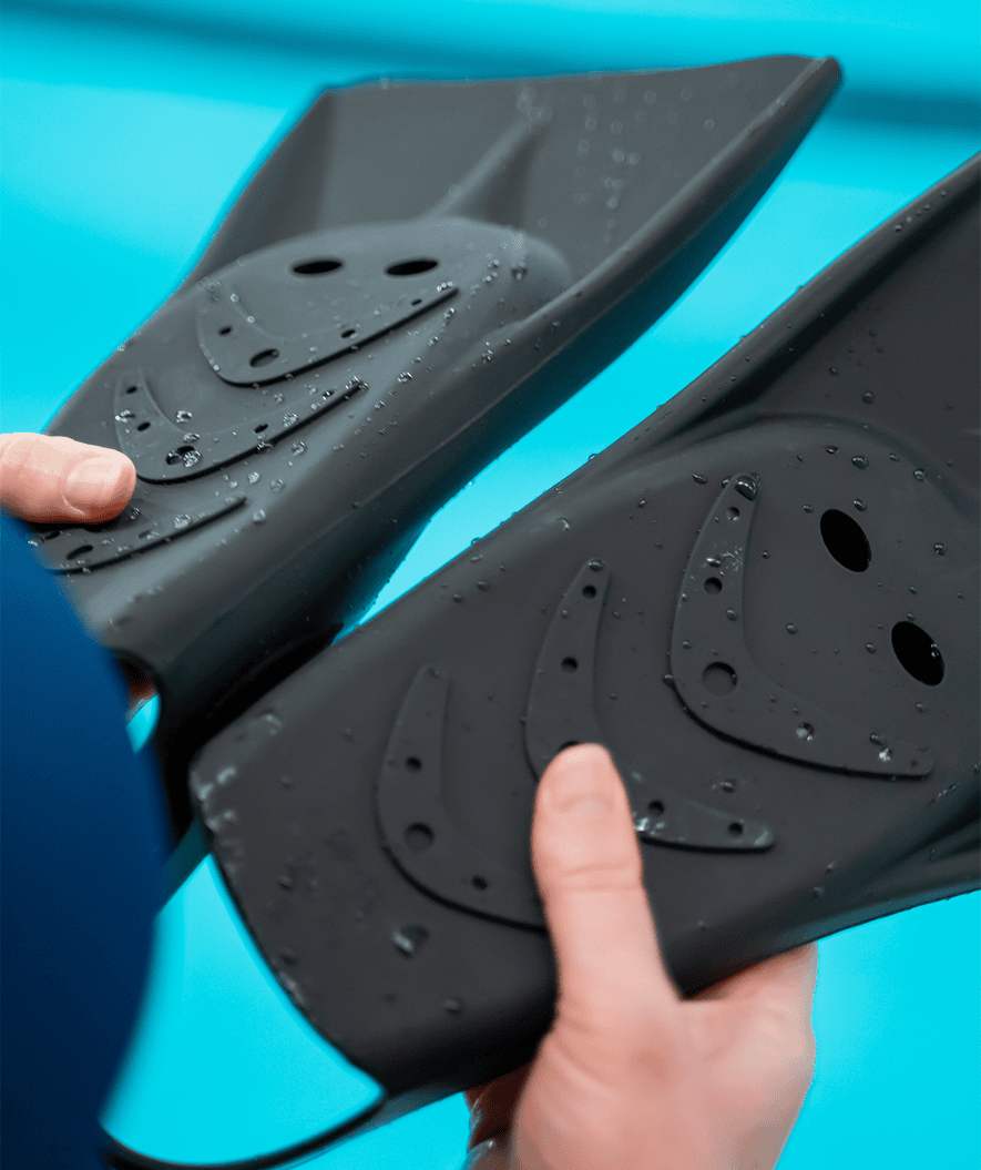 Watery räpylät - Cardinal Powerfin Pro - Musta