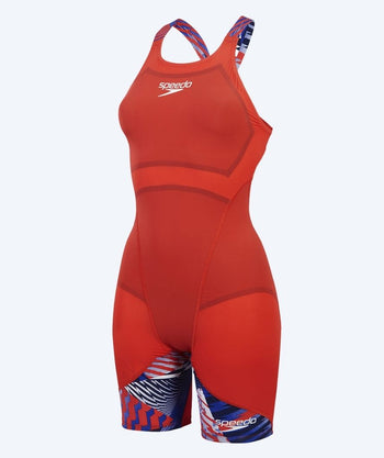 Speedo kilpauimapuku tytöille - LZR Ignite - Punainen/Sininen