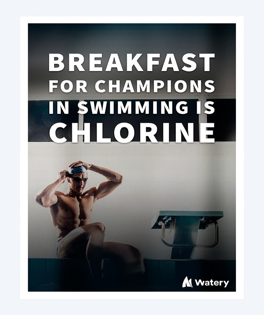 Watery uintijuliste - Breakfast for champions in swimming is chlorine