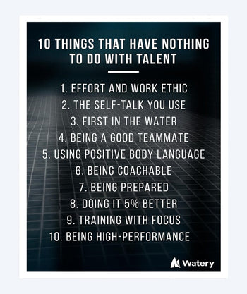 Watery uintijuliste - 10 things that have nothing to do with talent - B2