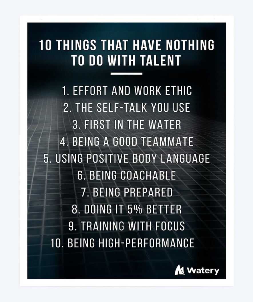 Watery uintijuliste - 10 things that have nothing to do with talent - B2