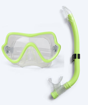 Watery Combo snorkkelisetti junioreille (8-15) - Trigger - Keltainen