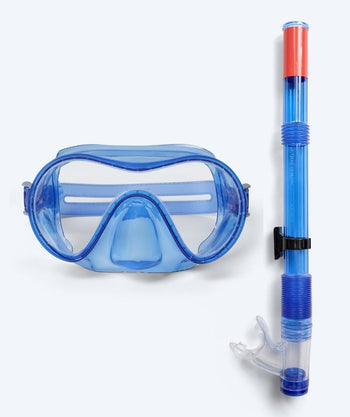 Watery Combo snorkkelisetti junioreille (8-15) - Jubal - Sininen