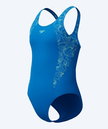 Speedo uimapuku tytöille - Hyperboom Splice Muscleback - Vaaleansininen
