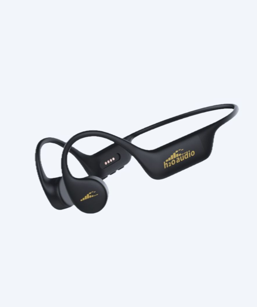 H2OAudio vedenkestävät kuulokkeet - Tri 2 PRO Multi-Sport BT:llä ja MP3:lla - Musta