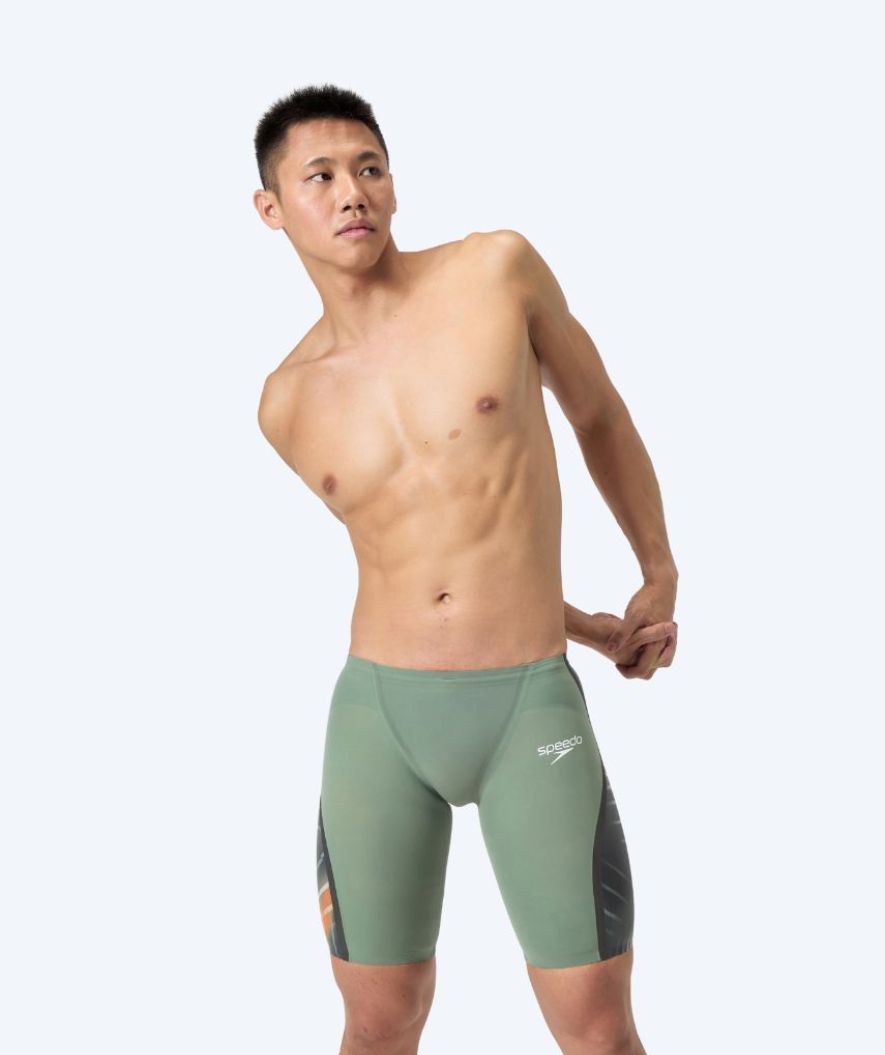 Speedo kilpauimahousut miehille - LZR Pure Intent 2.0 - Vihreä/Oranssi