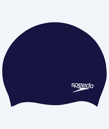 Speedo uimalakki junioreille (6-16) - Plain - Tummansininen