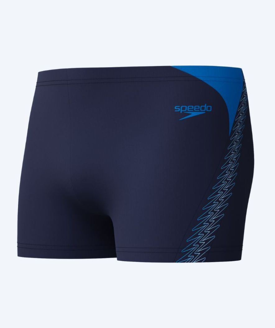 Speedo aquashorts miehille - Hyperboom Splice - Tummansininen/sininen