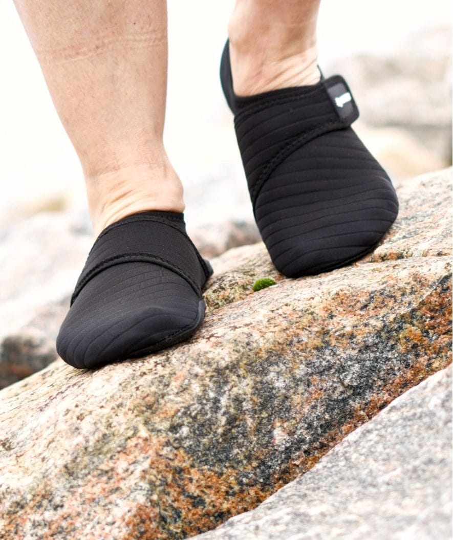 Watery neopreeniuimakengät aikuisille - Poseidon - Musta