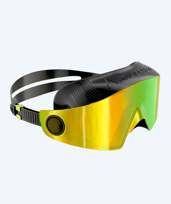 Aquasphere uimamaski - DEFY. Ultra Indigo - Musta/kulta (peililinssi)